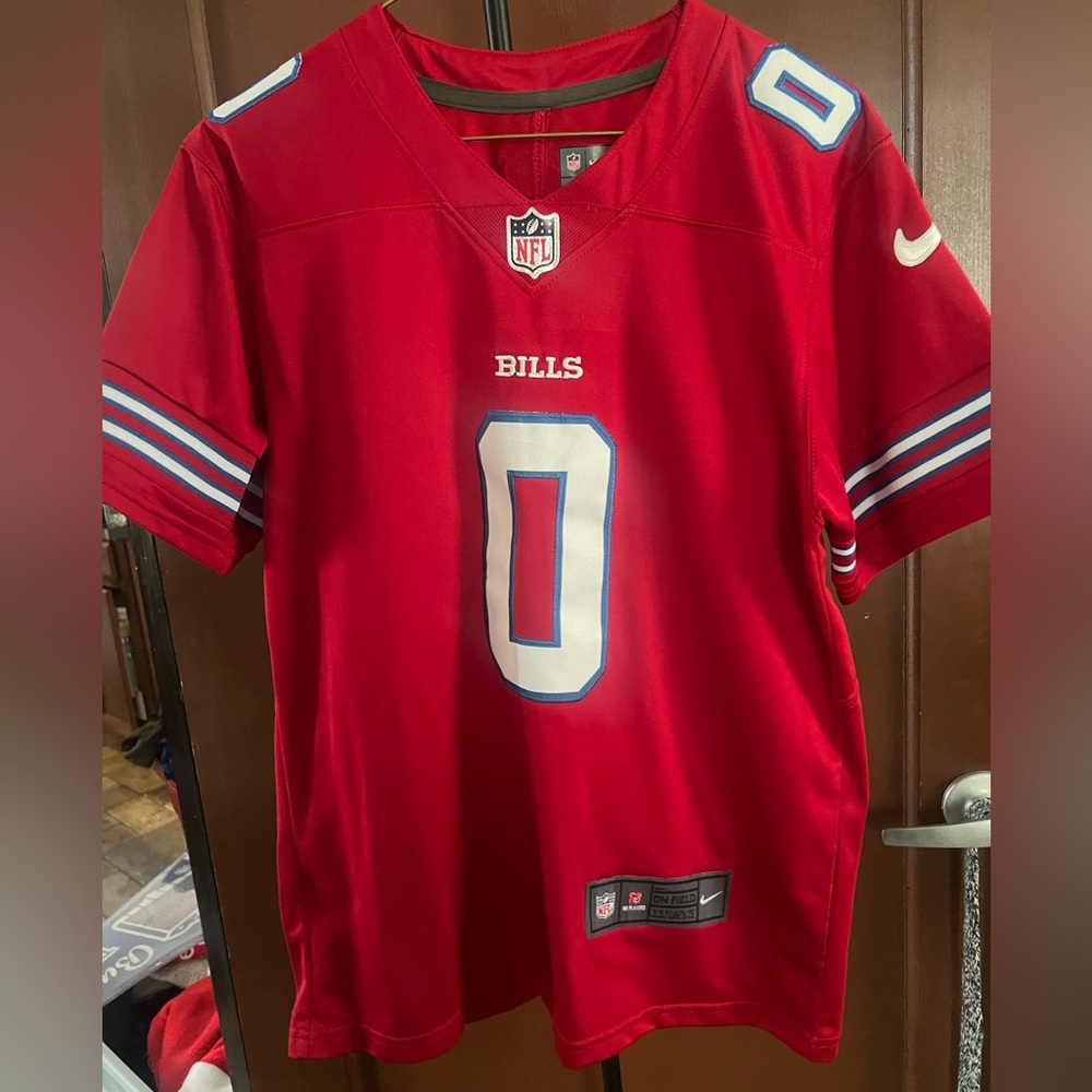 Buffalo Bills Red Keon Coleman Youth Jersey